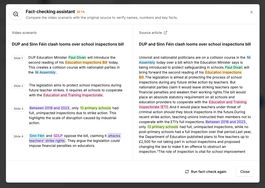 Featured image for Flipatic update 12.06.2026: fact-checking, text-to-video input, video trimming and more control over visual assets